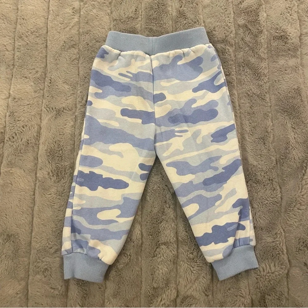 18 Months Kids Headquarters Blue Camouflage Sweatsuit, Fleece Lined, Hooded